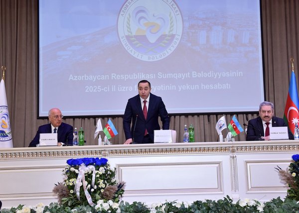 Sumqayıt Bələdiyyəsi 2025-ci il üzrə fəaliyyətinin yekunlarını açıqlayıb