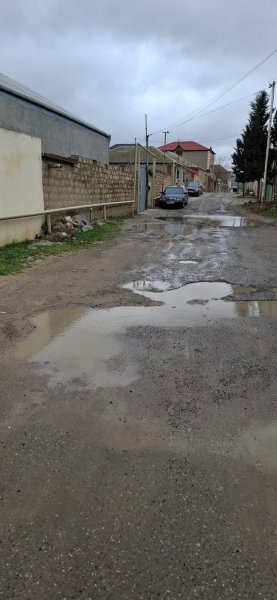 Sumqayıtın Corat qəsəbəsində acınacaqlı vəziyyət: baxımsız qalan küçə
