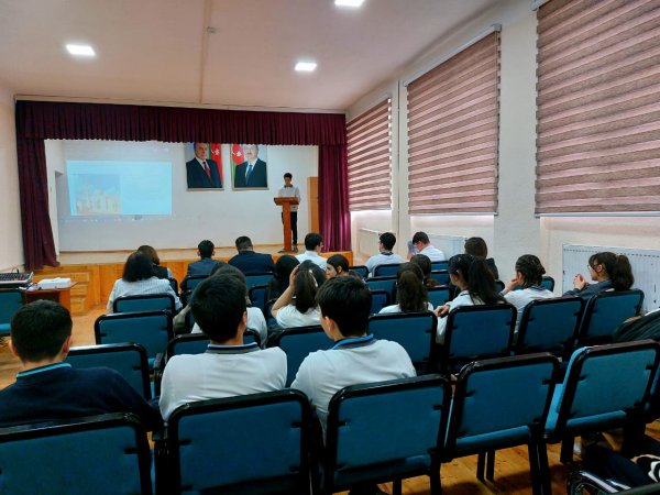 Sumqayıt şəhər 25 nömrəli tam orta məktəbdə elmi-praktik konfrans keçirilib - FOTOLAR