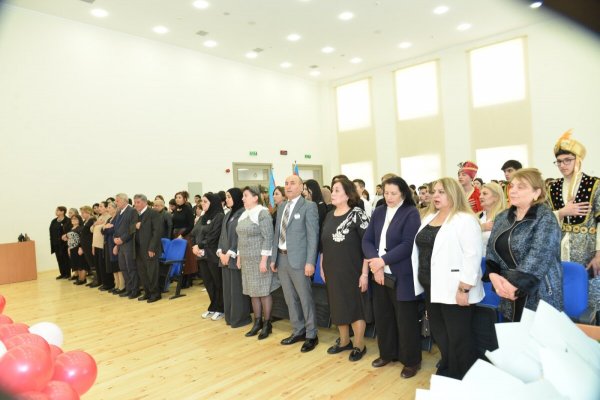 Veteran müəllimlərlə unudulmaz görüş... -FOTOLAR