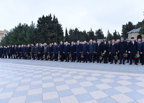 Sumqayıtda Xocalı soyqırımı qurbanlarının xatirəsi anılıb