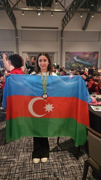 Azərbaycanlı şagirdin beynəlxalq arenada uğuru - FOTOLAR
