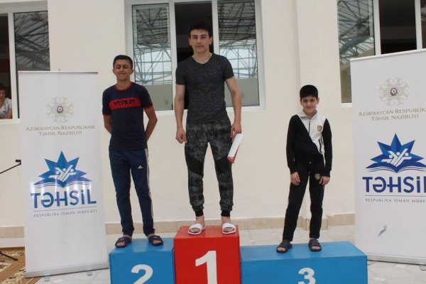 Sumqayıtda üzgüçülük üzrə açıq birincilik keçirilib - VİDEO+ FOTO