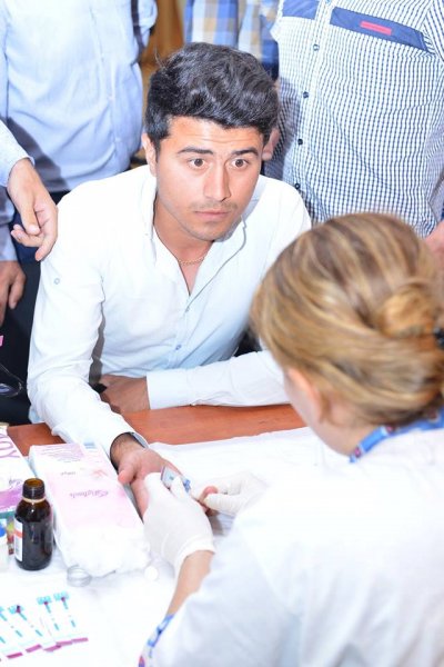 Sumqayıtda  kimyaçılar arasında könüllü skrininq-test analizi keçirilib - FOTO