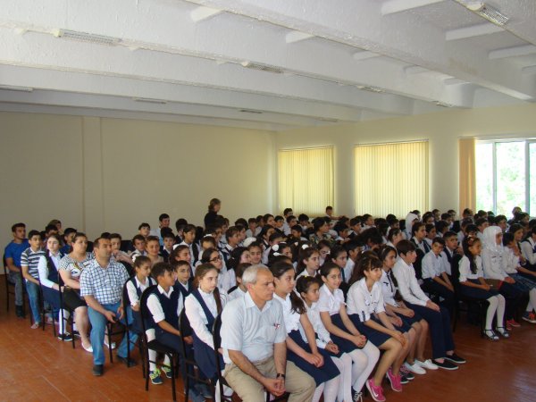 Sumqayıtda sambo və cüdo üzrə uğur qazanmış idmançılarla şagirdlərin görüşləri keçirilib - FOTO
