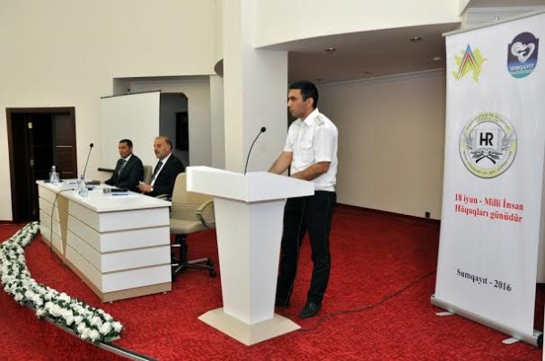 Sumqayıtda “İnsan Hüquqları aylığı” çərçivəsində növbəti görüş keçirilib - FOTO Sumqayıtda “İnsan Hüquqları aylığı” çərçivəsində növbəti görüş keçirilib - FOTO