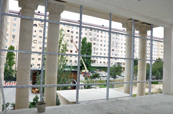 Sumqayıtda tikilən müasir Şahmat Məktəbində işlər yekunlaşır- FOTOLAR