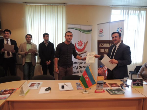 "Qarşılıqlı anlayış və birgə yaşam – Azərbaycan tolerantlıq modelinin region gənclərinə təqdimatı” layihəsinə start verildi - FOTOLAR "Qarşılıqlı anlayış və birgə yaşam – Azərbaycan tolerantlıq modelinin region gənclərinə təqdimatı” layihəsinə start verildi - FOTOLAR