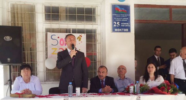 Millət vəkili Sumqayıtda “Son zəng” tədbirinə qatılıb  - FOTO