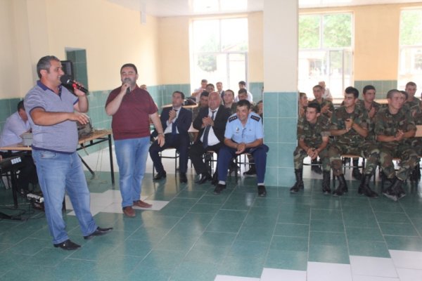 Sumqayıtda hərbi hissədə bayram tədbiri təşkil olunub-FOTOLAR Sumqayıtda hərbi hissədə bayram tədbiri təşkil olunub-FOTOLAR