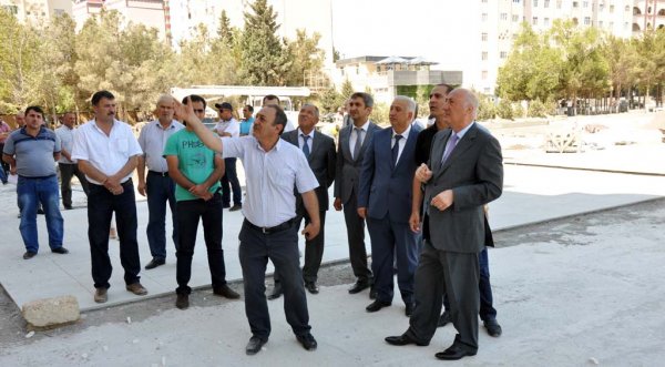 Zakir Fərəcov Sumqayıtda müasir üslubda inşa edilən Heydər Əliyev Mərkəzində – FOTOLAR