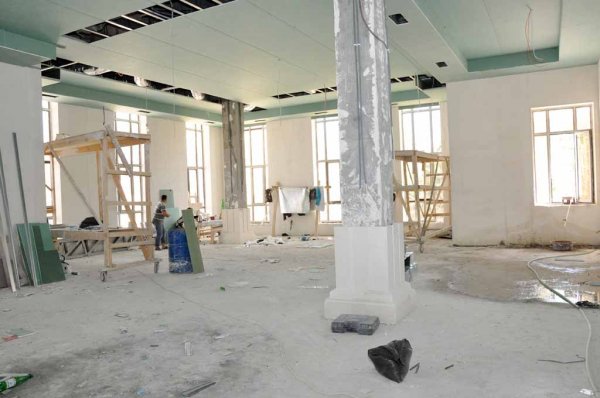 Zakir Fərəcov Sumqayıtda müasir üslubda inşa edilən Heydər Əliyev Mərkəzində – FOTOLAR