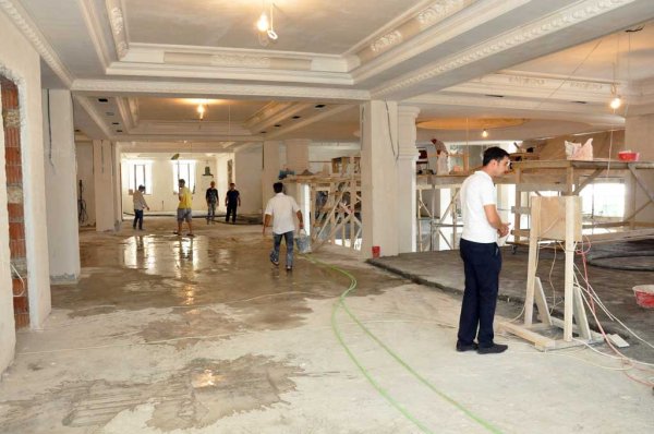 Zakir Fərəcov Sumqayıtda müasir üslubda inşa edilən Heydər Əliyev Mərkəzində – FOTOLAR