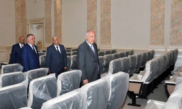 Sumqayıt Dövlət Dram Teatrında işlər yekunlaşmaq üzrədir- FOTOLAR Sumqayıt Dövlət Dram Teatrında işlər yekunlaşmaq üzrədir- FOTOLAR