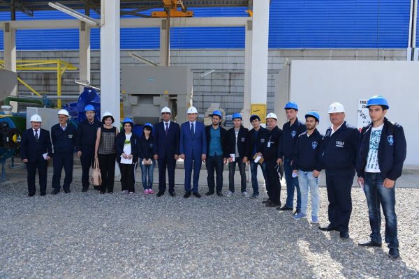 Bakı Ali Neft Məktəbinin rektoru Sumqayıtda - FOTOLAR