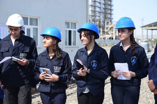 Bakı Ali Neft Məktəbinin rektoru Sumqayıtda - FOTOLAR