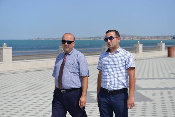 Sumqayıtda millət vəkili jurnalistlərlə görüşüb - FOTOLAR