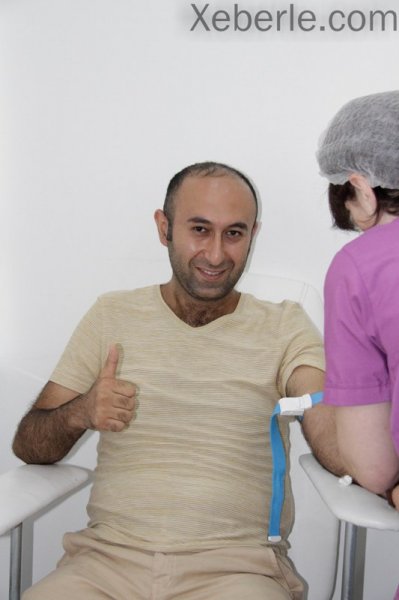 Sumqayıtda jurnalistlər pulsuz tibbi müayinədən keçdilər - FOTOLAR