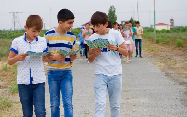 Sumqayıtın 350 məktəblisinin milli parklara ekskursiyaları təşkil edilib -FOTOLAR