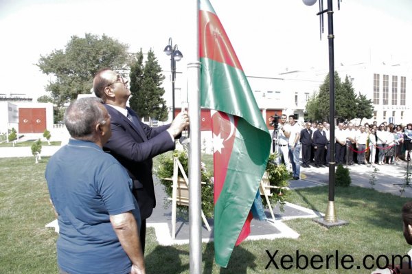 Sumqayıtda 54 şəhidin şərəfinə xatirə kompleksi ucaldılıb - FOTOLAR