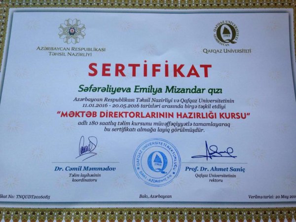 Sumqayıtlı pedaqoqa Bakıda yüksək vəzifə verildi - FOTO