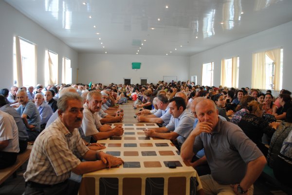 "Yeni Azərbaycan" təşviqat qrupunun nümayəndələri Sumqayıt seçicilərilə görüşüb -  FOTO