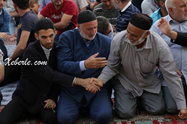 Sumqayıtda bayram namazı qılınıb - FOTOLAR