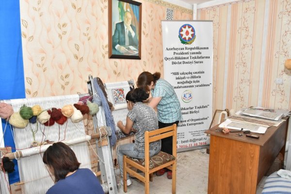Sumqayıt və İsmayıllıda əlillər üçün peşə emalatxanaları yaradılır -FOTOLAR