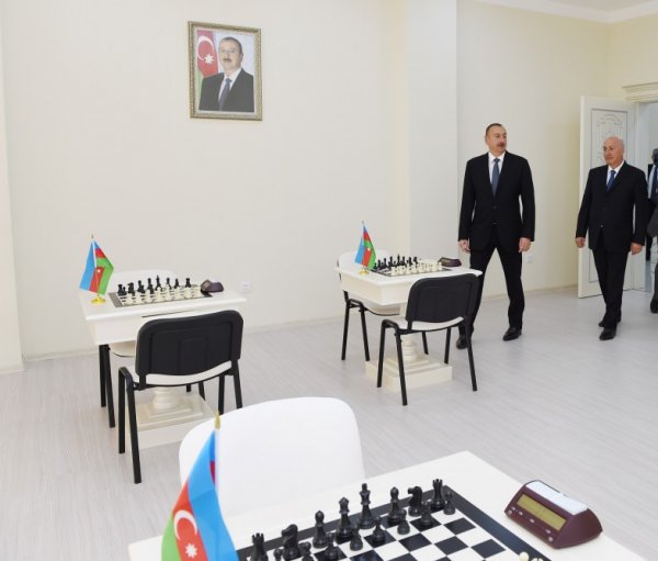 İlham Əliyev Sumqayıtda Şahmat Məktəbinin açılışında iştirak edib - FOTO İlham Əliyev Sumqayıtda Şahmat Məktəbinin açılışında iştirak edib - FOTO