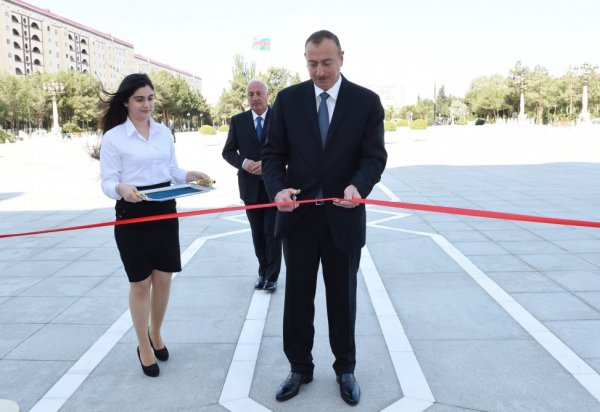 Sumqayıtda Heydər Əliyev Mərkəzinin binasının açılışı oldu: 30 nəfər işlə təmin olunacaq -FOTOLAR