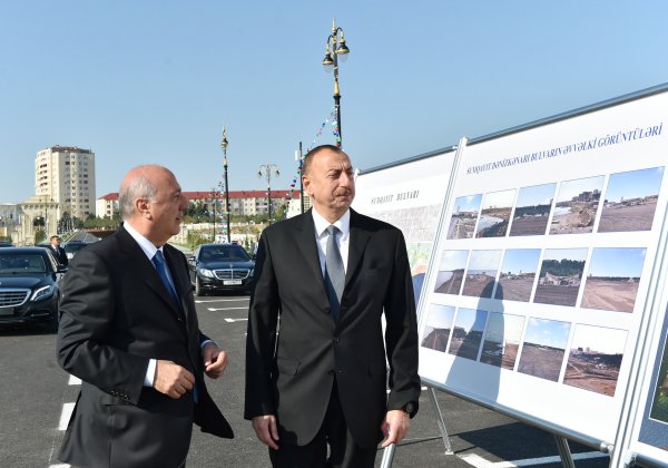 İlham Əliyevin Sumqayıt səfərindən – FOTOLAR İlham Əliyevin Sumqayıt səfərindən – FOTOLAR