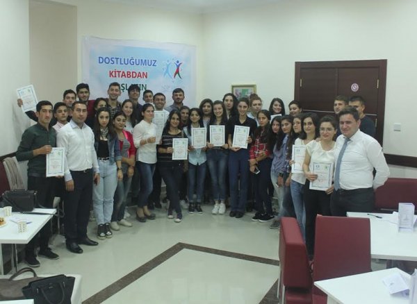 Sumqayıtda gənclərin kitaba marağının artırılması mövzusunda tədbir keçirildi -FOTO