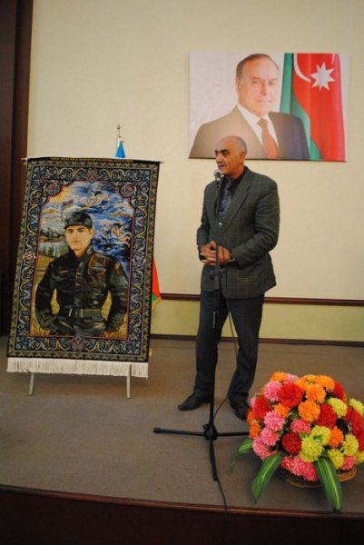 Sumqayıtda şəhidin xatirəsinə həsr edilən "Ölsəm yaşat" filminin təqdimatı keçirilib - FOTOLAR