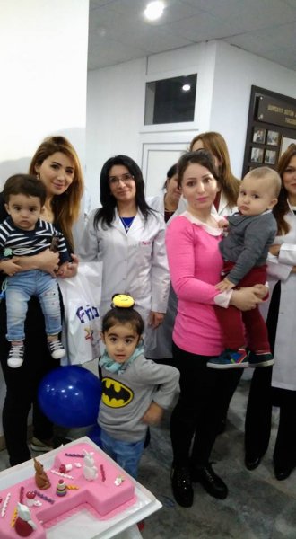 Sumqayıt poliklinikasında "Bir yaşa çatmış uşaqlar günü” tədbiri – FOTOLAR