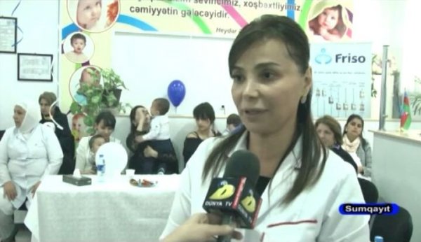 Sumqayıt poliklinikasında "Bir yaşa çatmış uşaqlar günü” tədbiri – FOTOLAR
