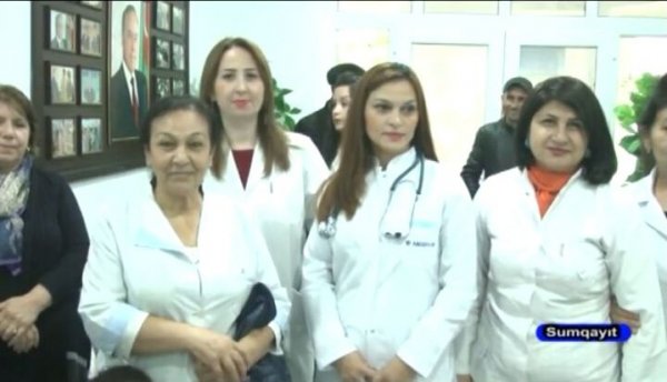Sumqayıt poliklinikasında "Bir yaşa çatmış uşaqlar günü” tədbiri – FOTOLAR