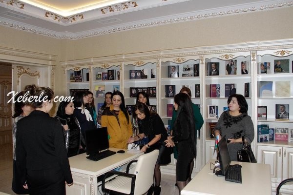 Sumqayıt şəhər 2 nömrəli uşaq poliklinikasının kollektivi Heydər Əliyev Mərkəzində – FOTOLAR