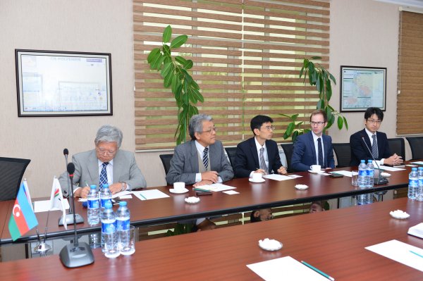 Sumqayıtda “Hitachi” şirkətinin nümayəndə heyəti ilə görüş keçirilib - FOTOLAR