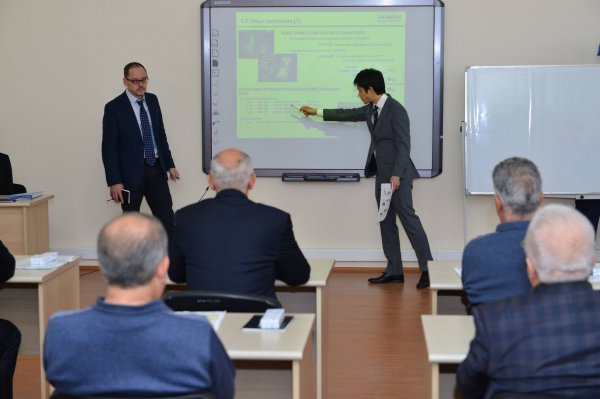 Sumqayıtda “Hitachi” şirkətinin nümayəndə heyəti ilə görüş keçirilib - FOTOLAR