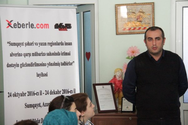 Sumqayıtda insan alverinə qarşı mübarizə tədbirləri gücləndirilir - FOTOLAR