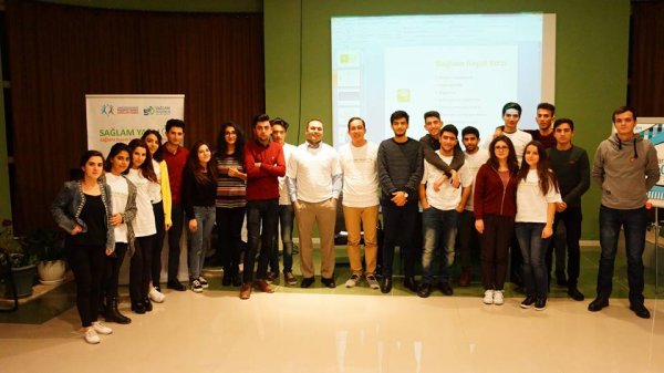 “Sağlam Yaşa” sağlam həyat tərzi kampaniyasının I mərhələsində Sumqayıt gəncləri  üçün təlim keçirilib - FOTOLAR
