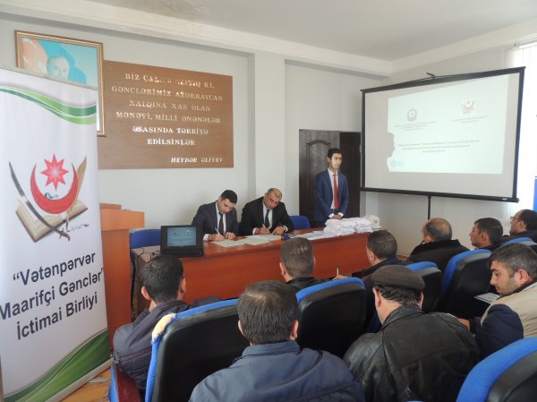 Cəbhəyanı regionlarda "Elektron hökumət" mövzusu üzrə seminarlar yekunlaşıb - FOTOLAR