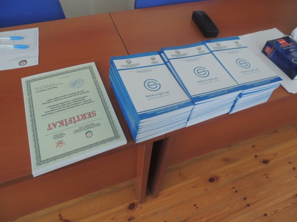 Cəbhəyanı regionlarda "Elektron hökumət" mövzusu üzrə seminarlar yekunlaşıb - FOTOLAR