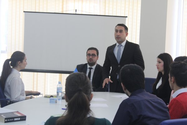 Sumqayıtda “Nitq mədəniyyəti - Ünsiyyətdə jestlərin rolu” mövzusunda təlim keçirilib - FOTO Sumqayıtda “Nitq mədəniyyəti - Ünsiyyətdə jestlərin rolu” mövzusunda təlim keçirilib - FOTO