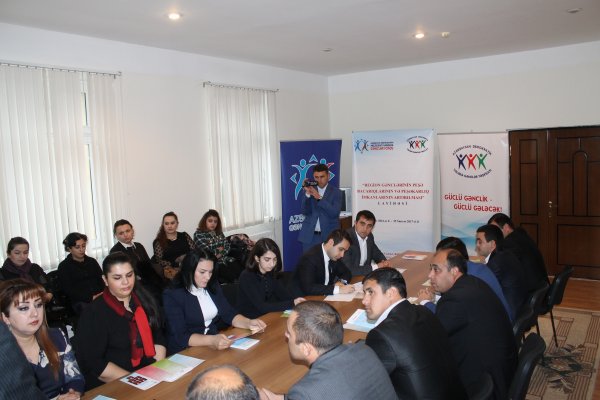 Naftalan şəhərində və Bərdə rayonunda peşə bacarıqlarına dair təlimlər keçirildi