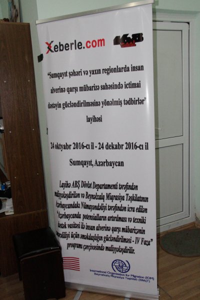 Sumqayıtda insan alveri mövzusunda ictimai dinləmə keçirilib - FOTOLAR Sumqayıtda insan alveri mövzusunda ictimai dinləmə keçirilib - FOTOLAR