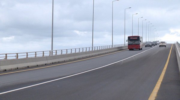 Azərbaycanda 422 metrlik körpü açıldı - Foto Azərbaycanda 422 metrlik körpü açıldı - Foto