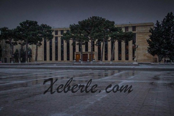 Sumqayıta ilk qar yağıb - FOTOSESSİYA