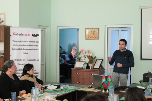 Sumqayıtda “İnsan alverinin hüquqi və psixoloji aspektləri” mövzusunda ictimai dinləmə keçirilib - FOTO