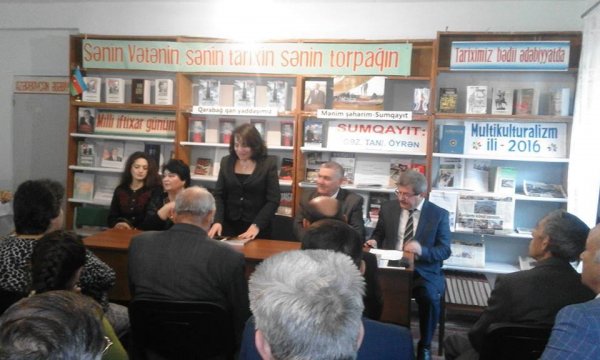 Sumqayıtda “Dərd şələsi” kitabının təqdimat mərasimi keçirilib - FOTOLAR